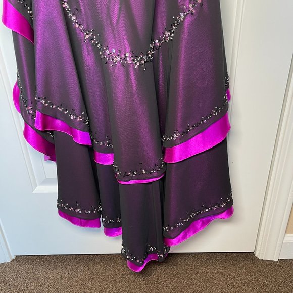 Laissez Les Bons Temps Rouler! Beaded Hi Low Dress - Picture 8 of 9